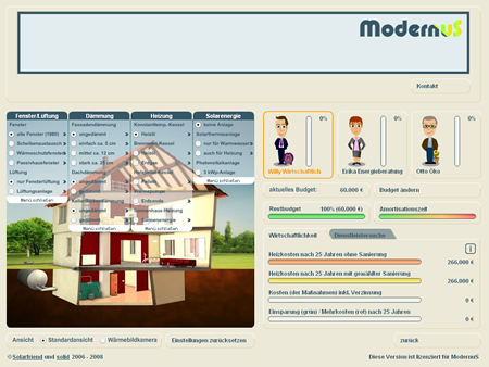 ModernuS - Musterhaus - Simulation ModernuS - Musterhaus - Simulation